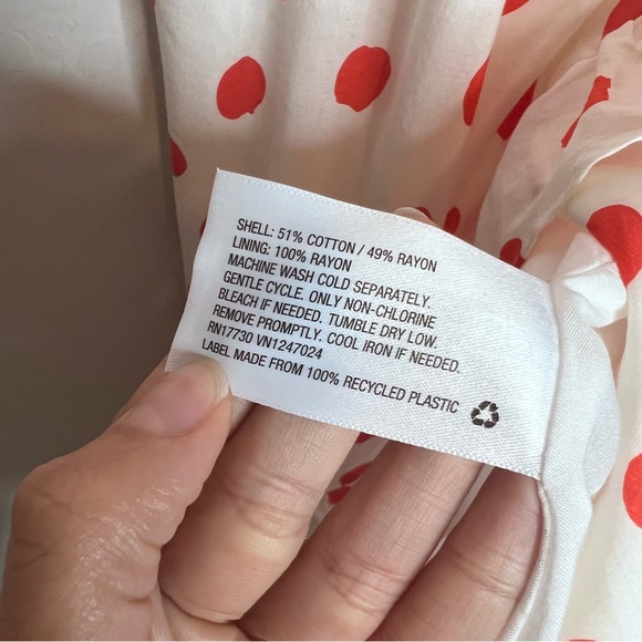 RIXO by Target Polka Dot Wrap Mini Dress. Size Small - Picture 11 of 11